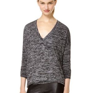 Wilfred Free (Aritzia) - Heathered brown Devinette oversized tee. XS